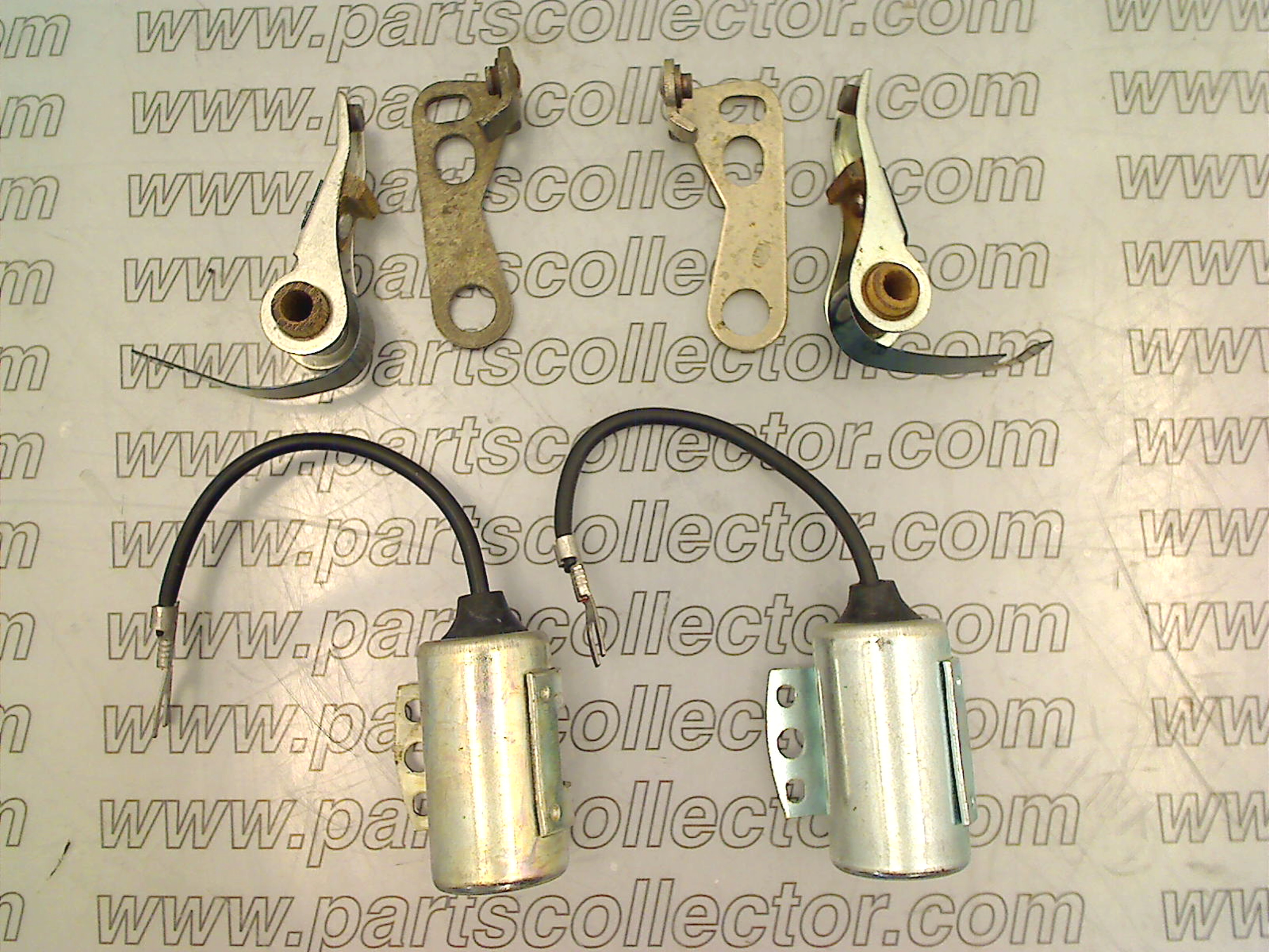 IGNITION POINT SET WITH CAPACITOR