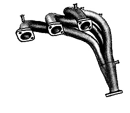 FRONT MANIFOLD DINO 246 GT TYPE E