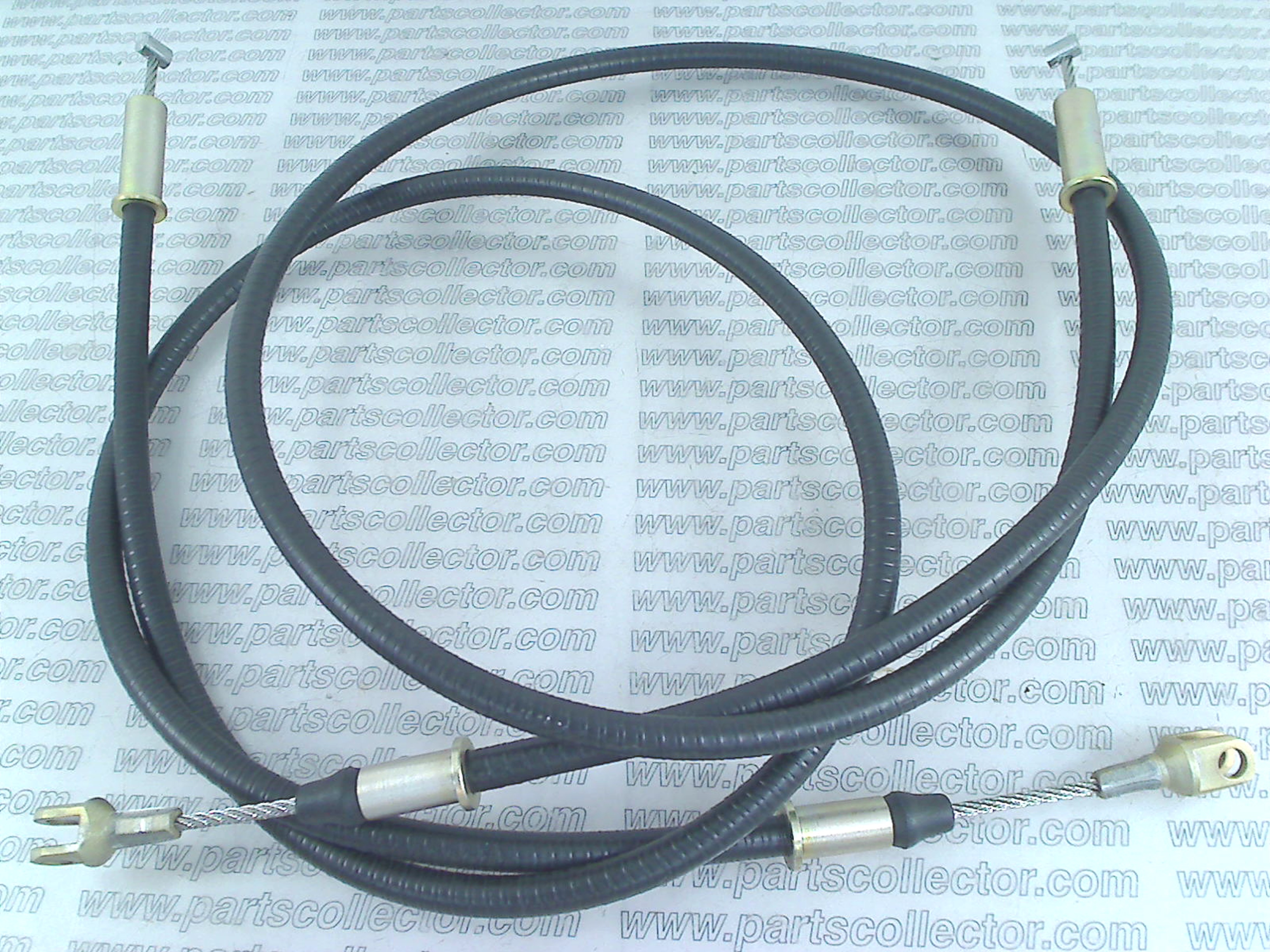 LAMBORGHINI URRACO PAIR OF HANDBRAKE CABLES LEFT AND RIGHT PARKING CABLE