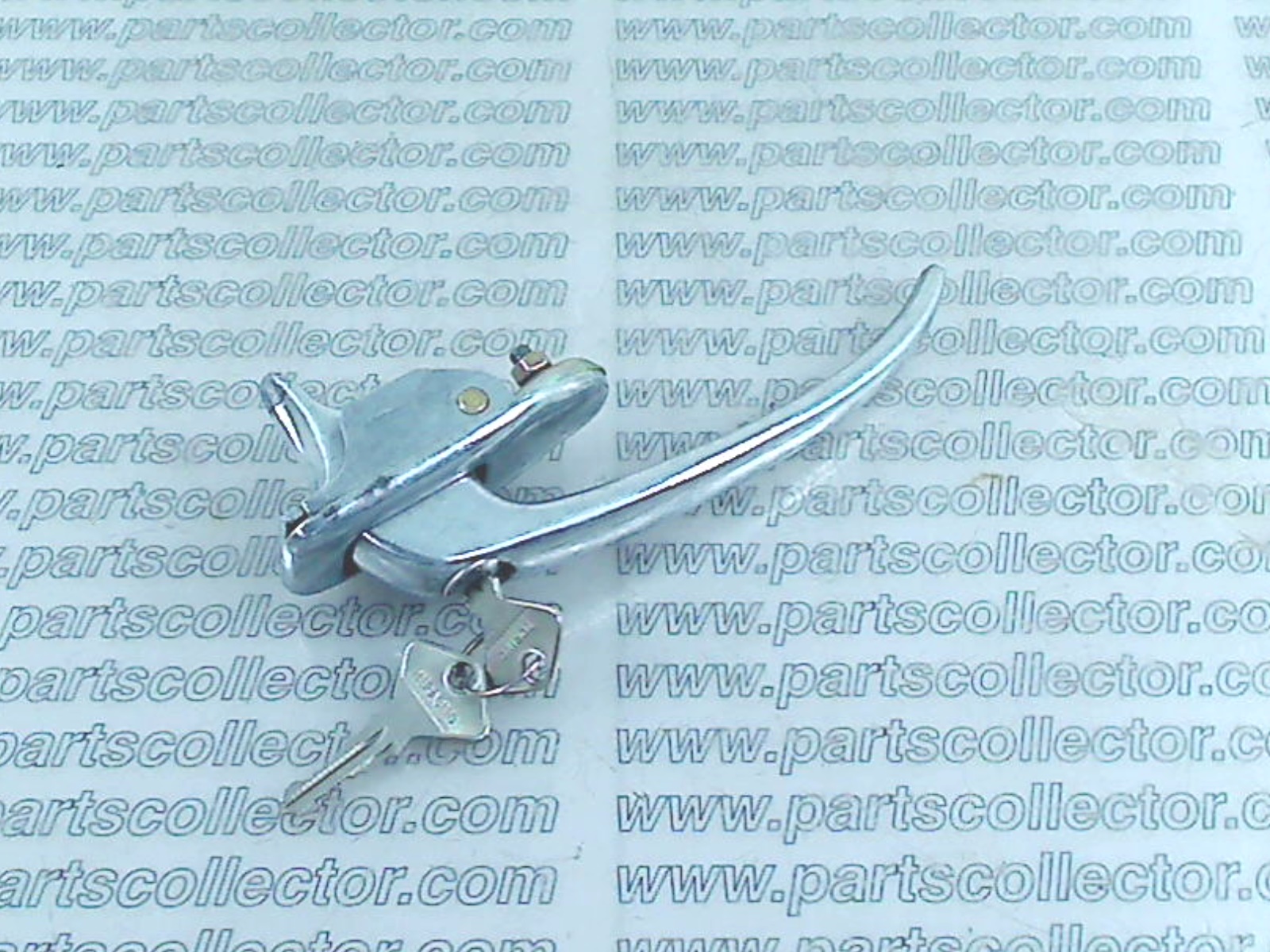 MANIGLIA PORTA SINISTRA IN ALLUMINIO CON CHIAVE