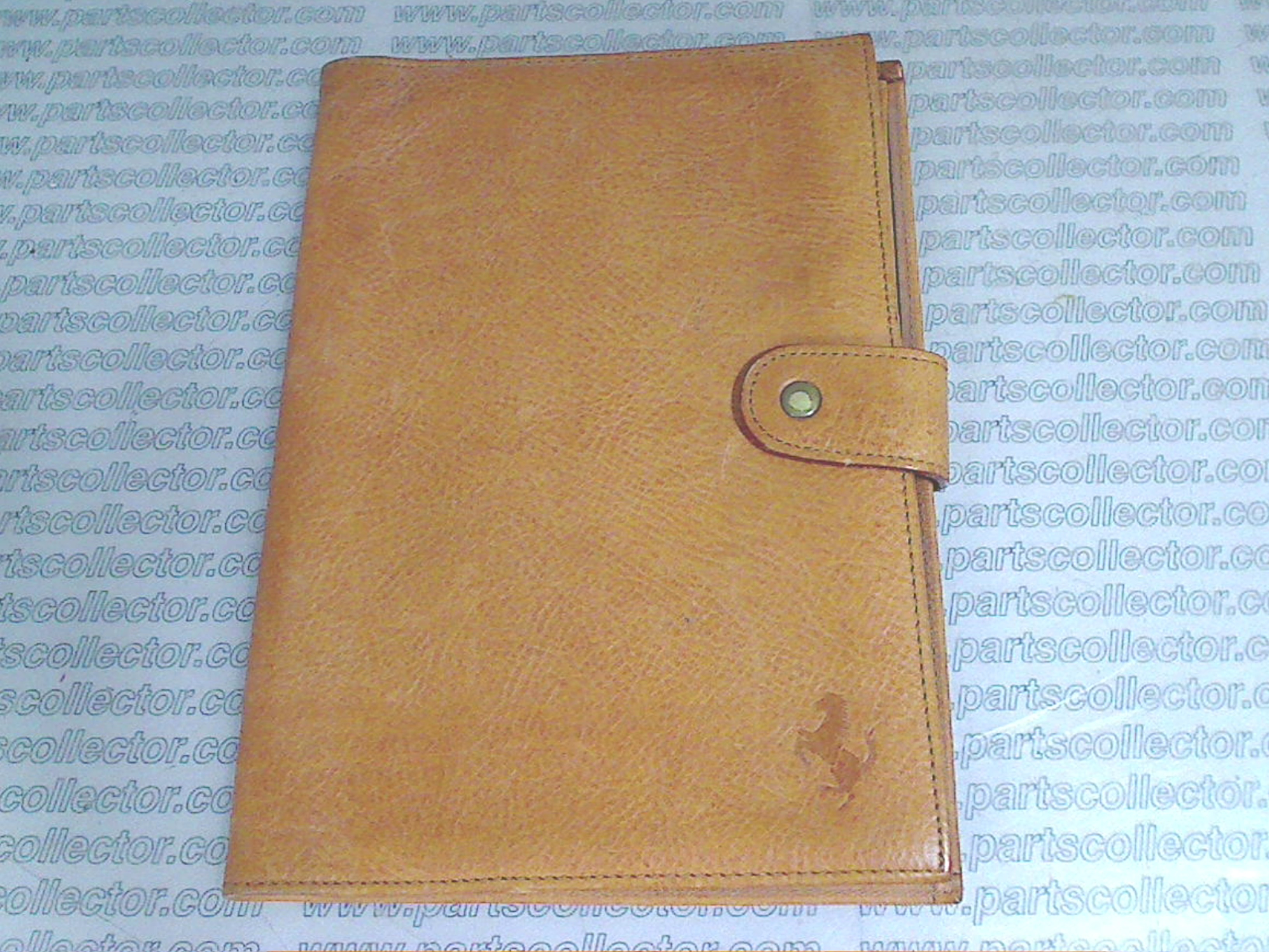 FERRARI SCHEDONI LEATHER DOCUMENT BOARDMAPPE OWNER MANUAL POUCH